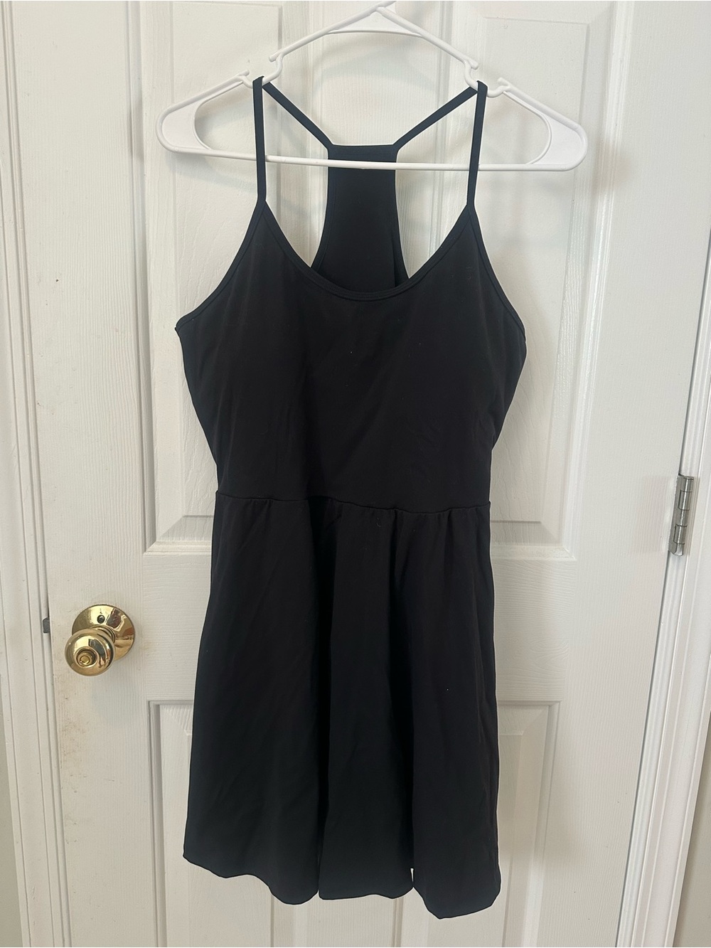Amazon Black Mini Dress with Racerback Straps